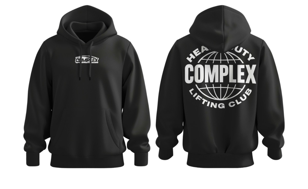 Heavy Duty Hoodie &ndash; Black