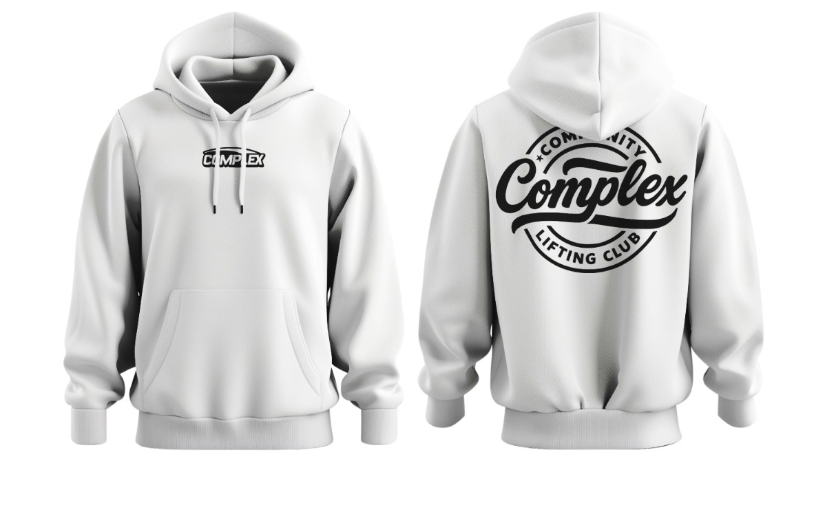 Complex Essential Hoodie &ndash; White