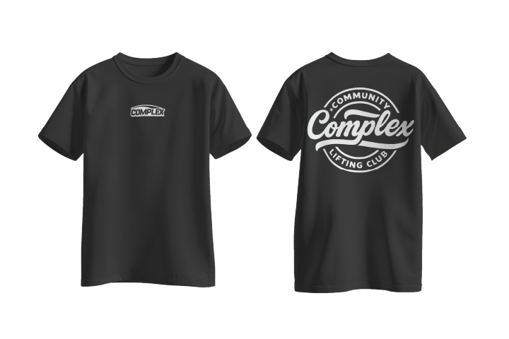 Complex Essential Tee &ndash; Black
